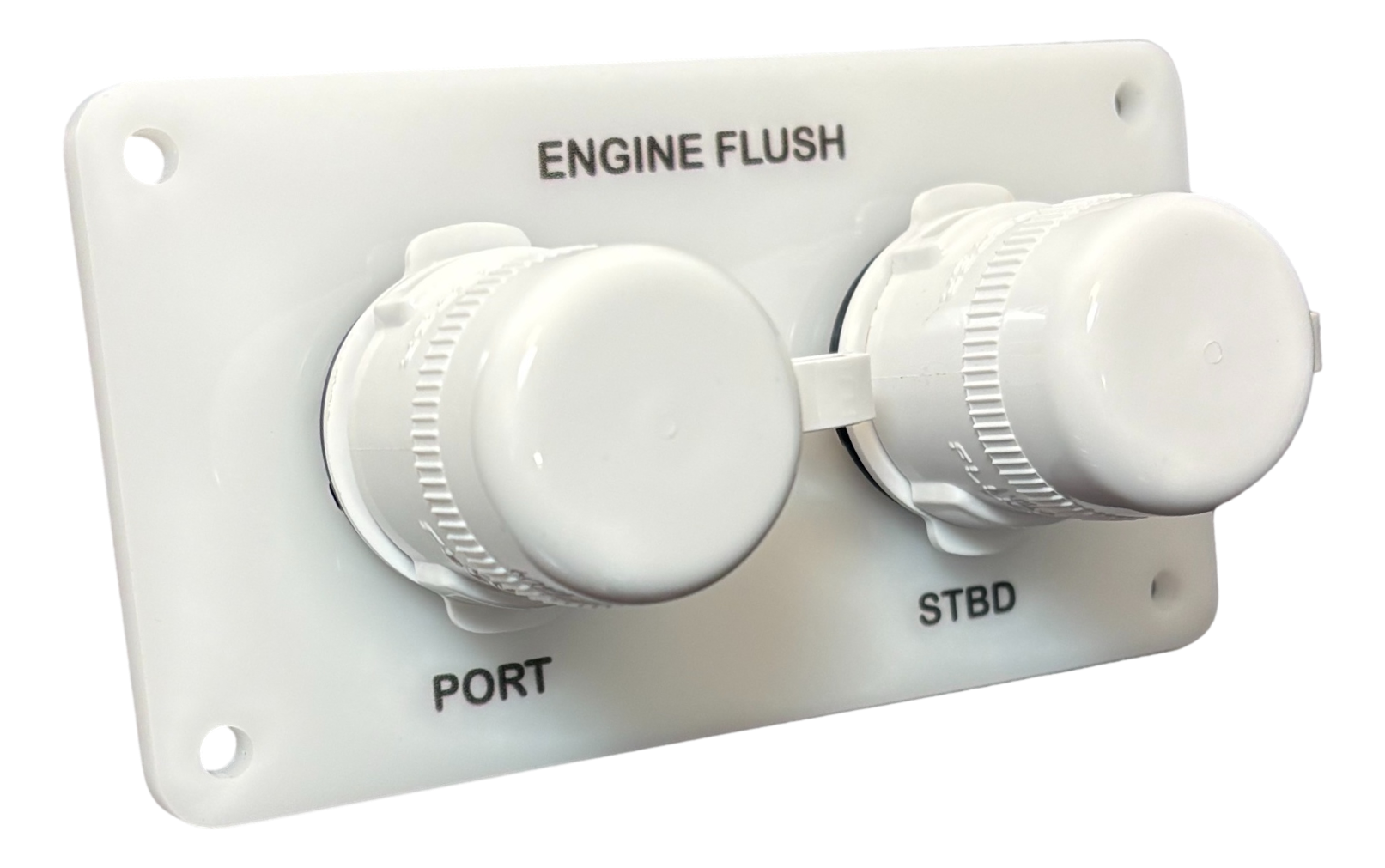 Flush Port Reroute - White Acrylic