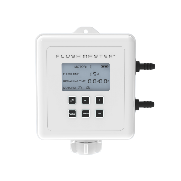 Flushmaster de 2 salidas (motores simples a dobles)