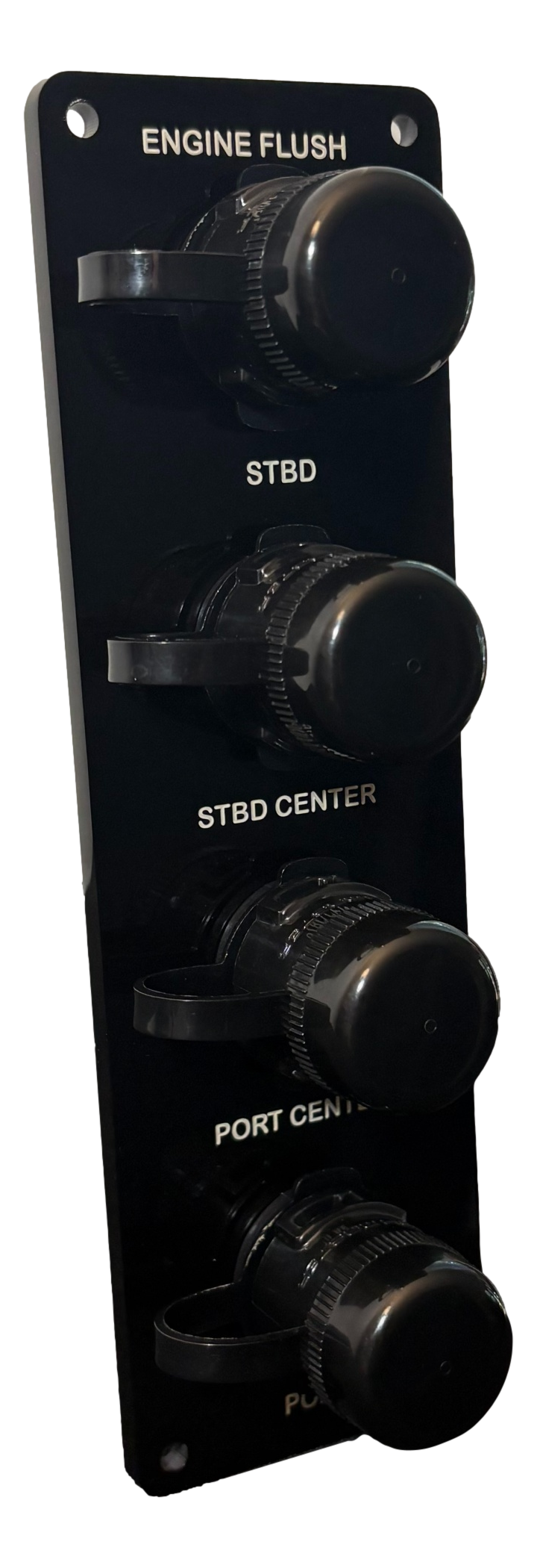 Flush Port Reroute - Black Acrylic