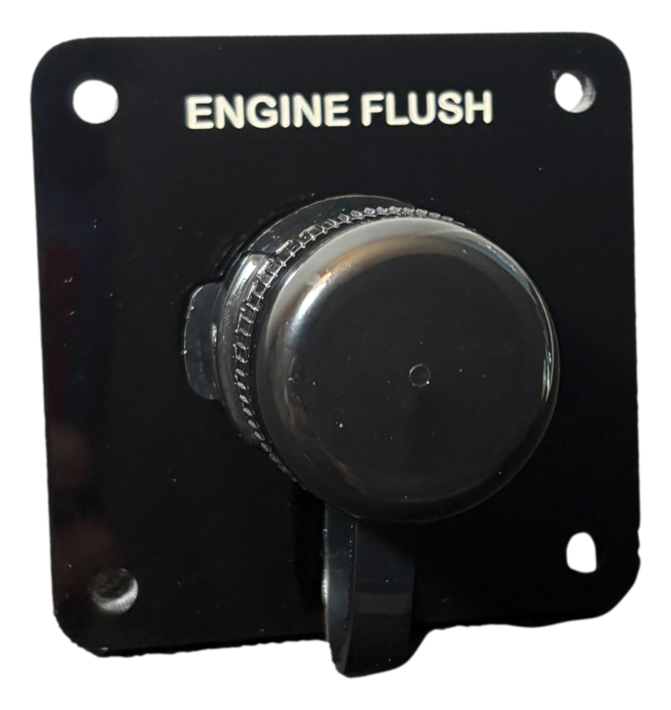Flush Port Reroute - Black Acrylic