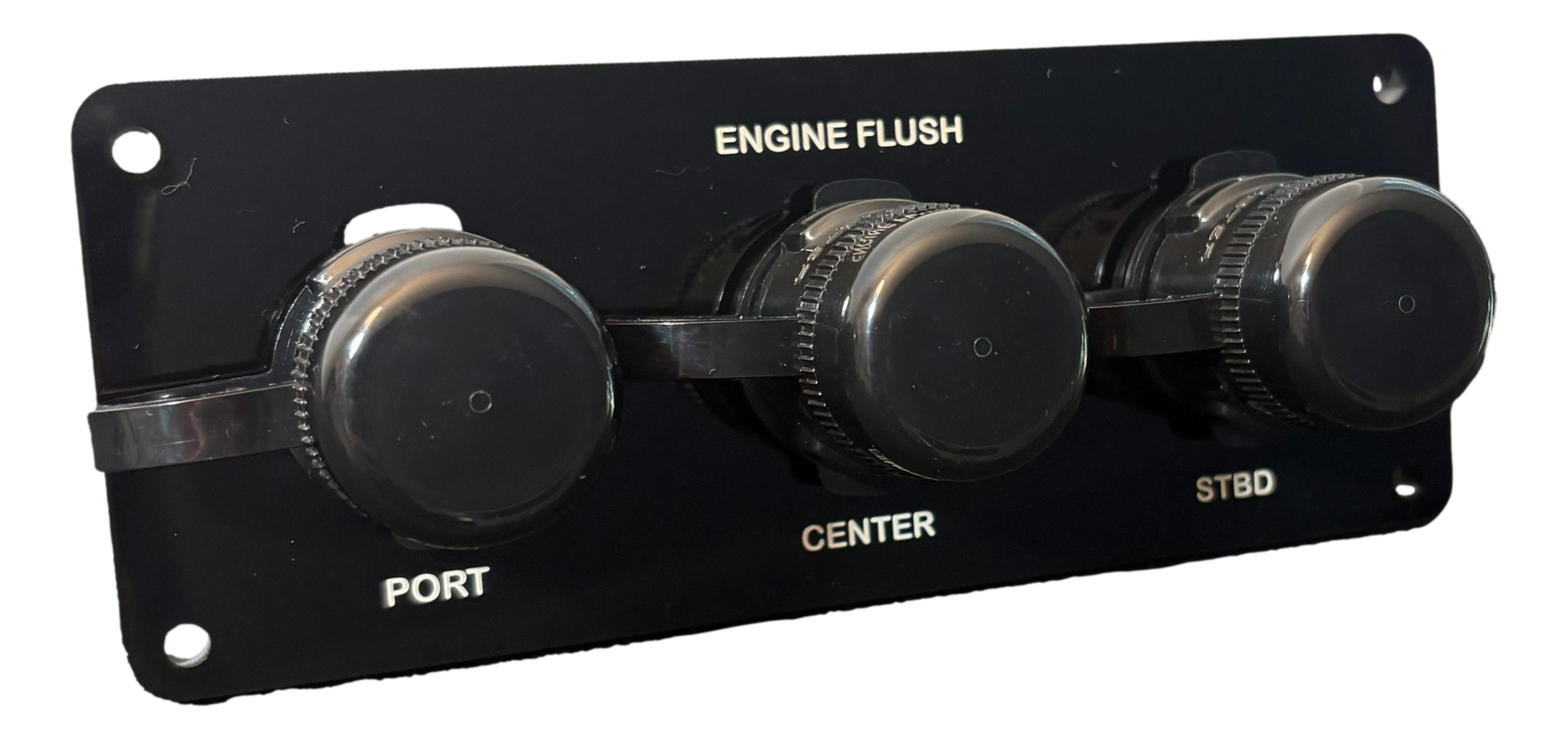 Flush Port Reroute - Black Acrylic
