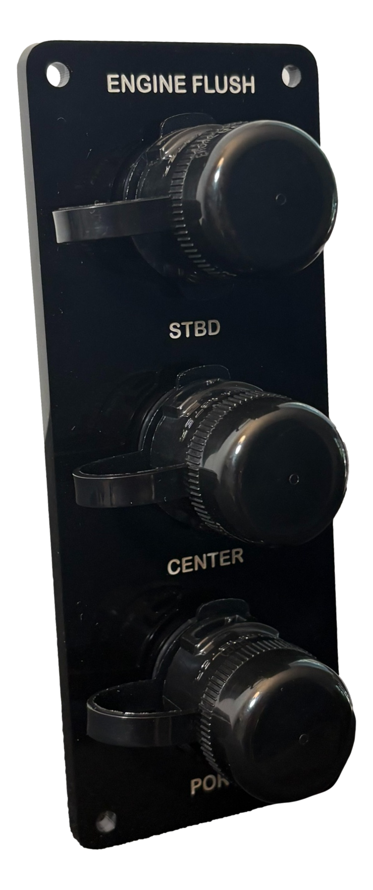 Flush Port Reroute - Black Acrylic