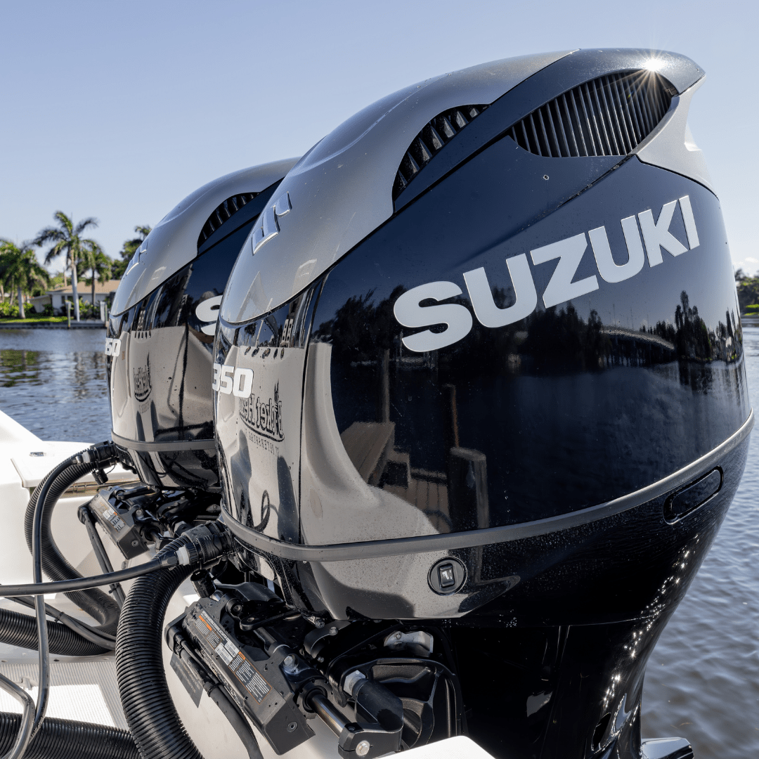 flushing twin suzuki outboards