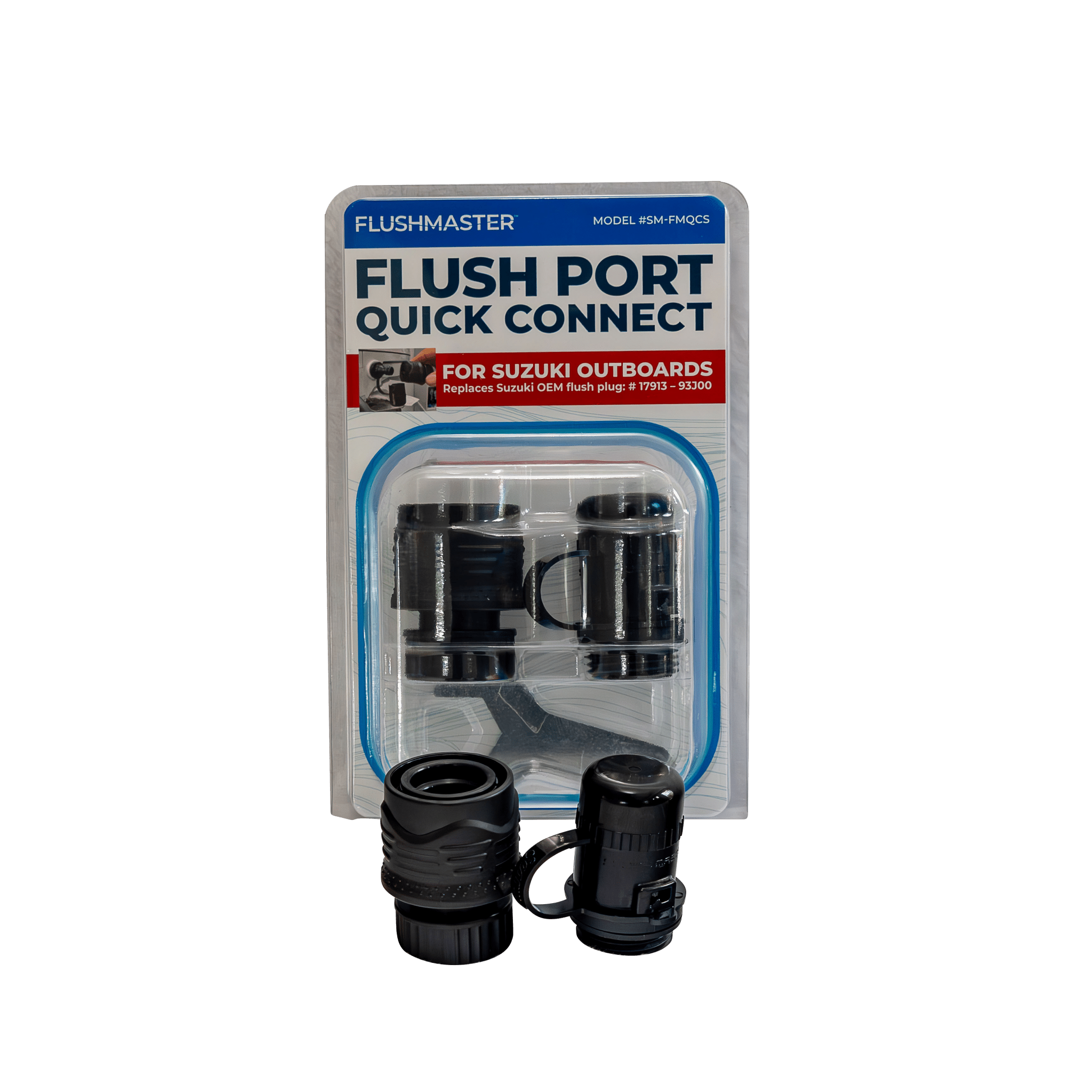 Flush Port Quick Connect for Suzuki - Flushmaster