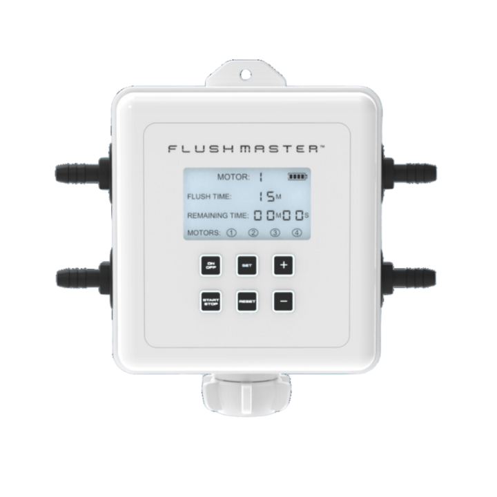 Flushmaster de 4 salidas (motores simples a cuádruples)