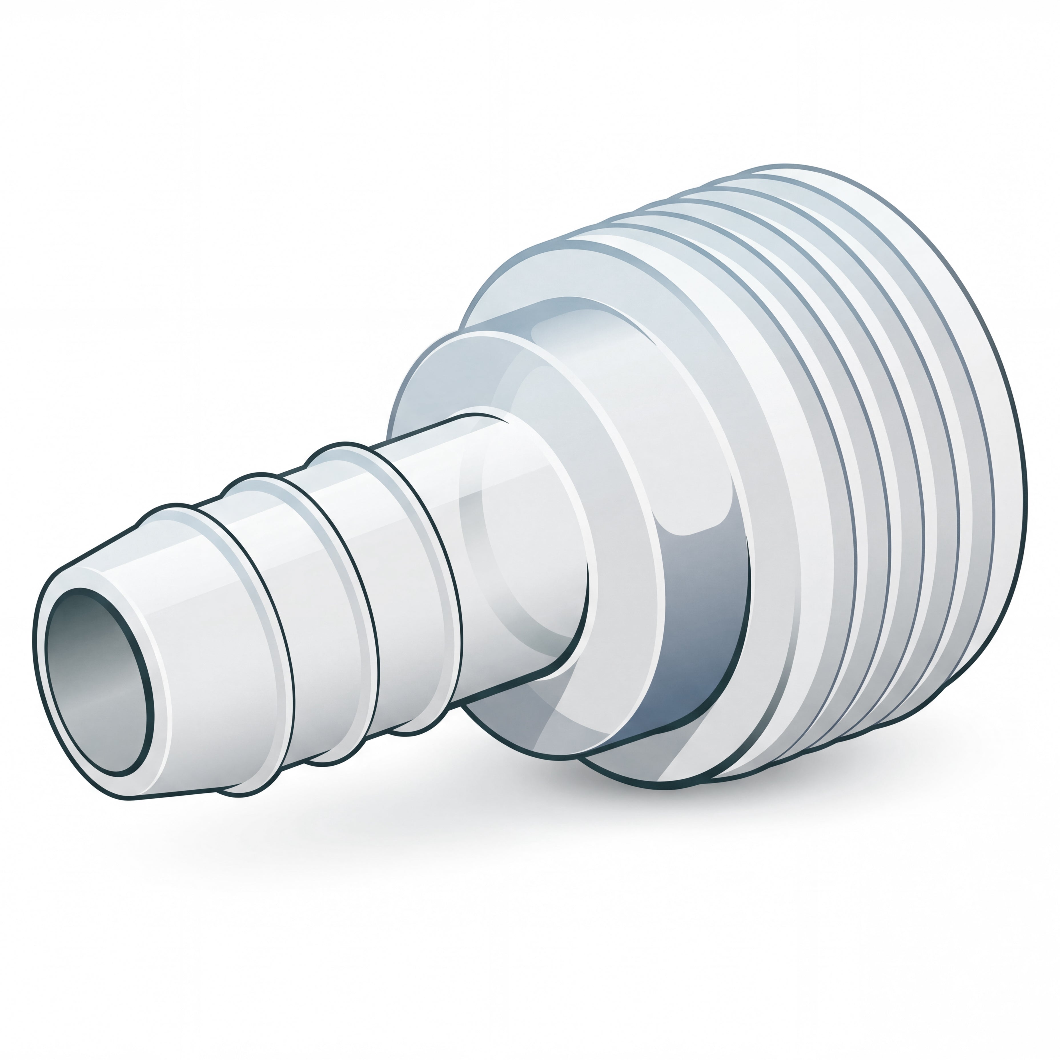 Replacement: 1/2" Nylon Barb Fitting (4 Pack)