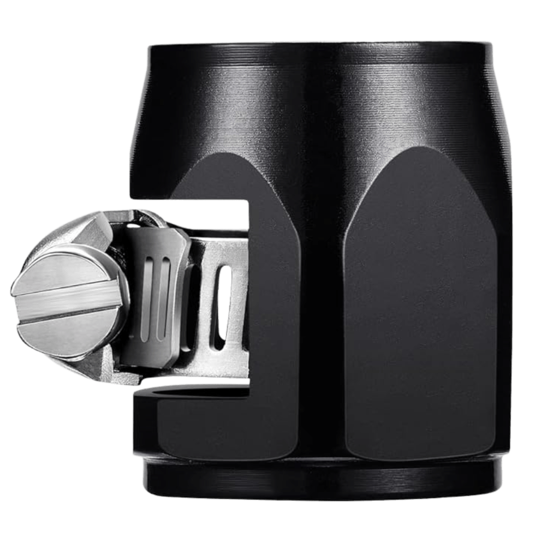 Replacement: 1/2" Stainless Steel Black Hose Clamps (4 Pack) - Flushmaster