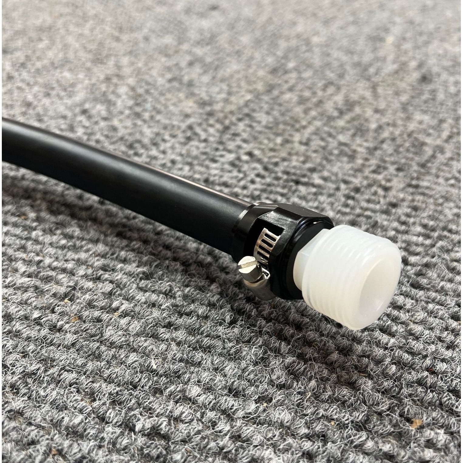 Replacement: 1/2" Stainless Steel Black Hose Clamps (4 Pack) - Flushmaster