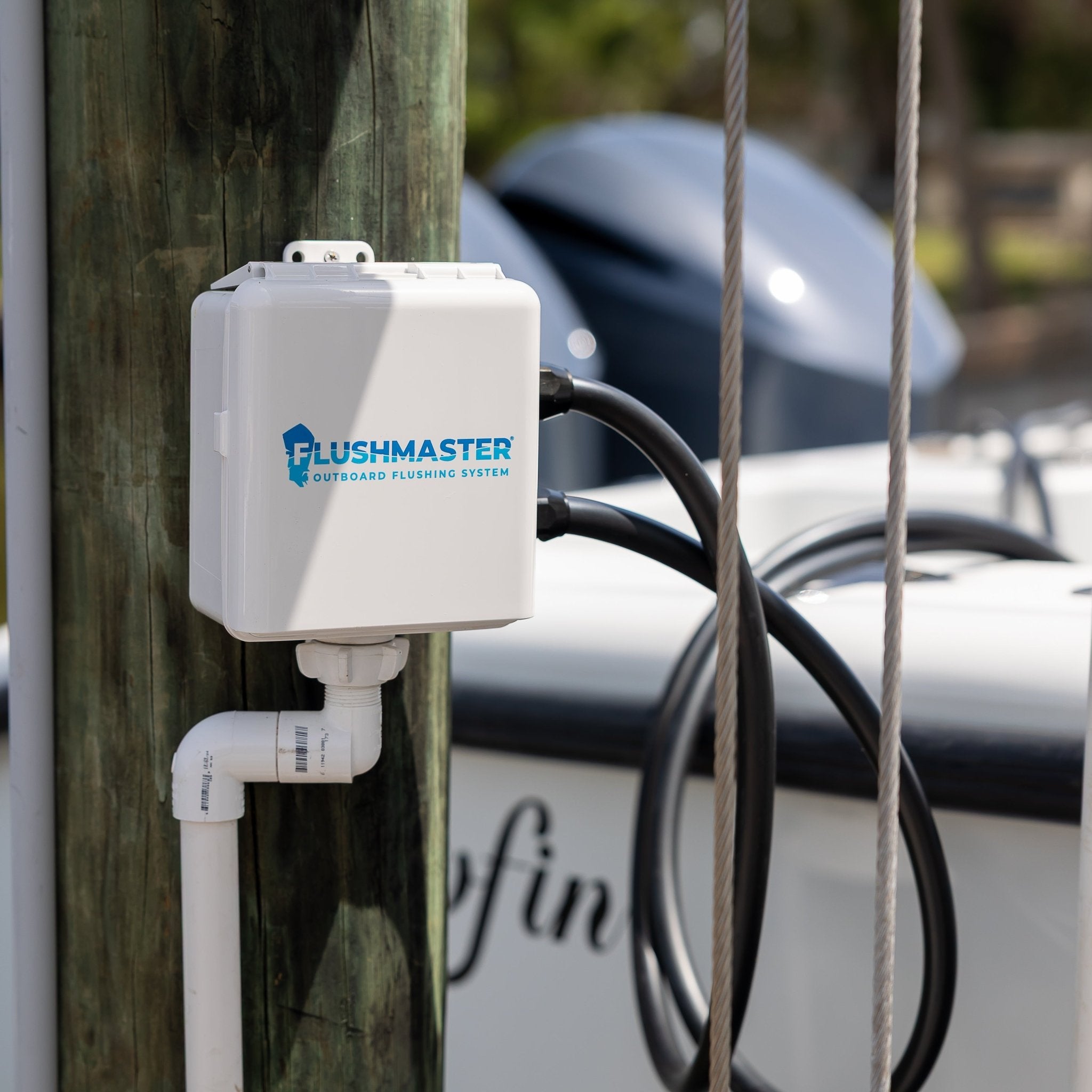 mounting Suncover for Flushmaster UV protection