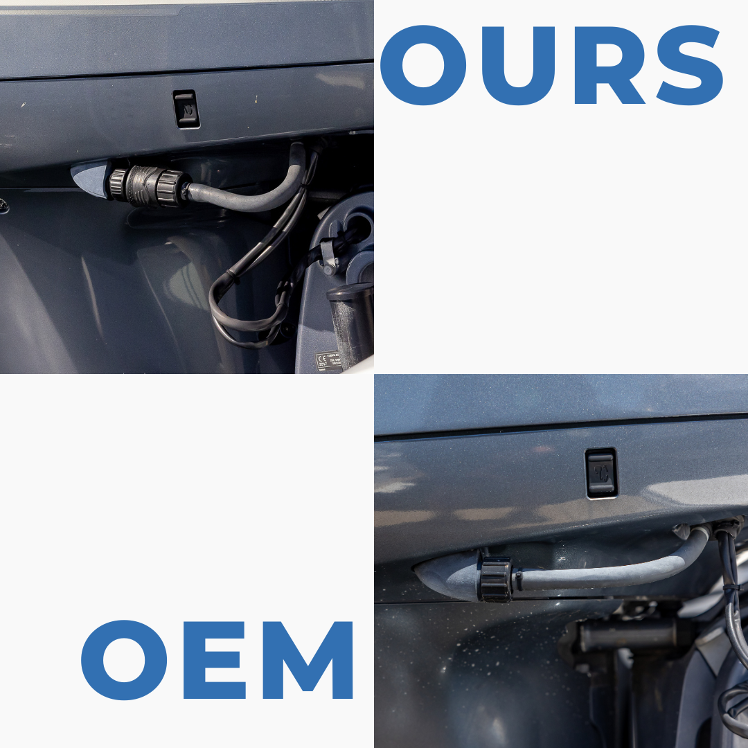 OEM versus Flush Port Quick Connect for Yamaha
