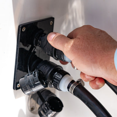 Flush Port Reroute - Black Acrylic