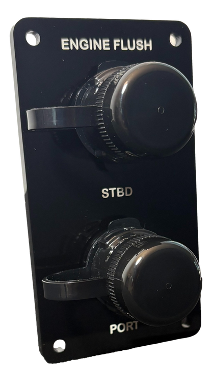 Flush Port Reroute - Black Acrylic