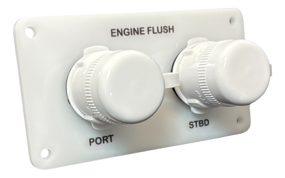 Flush Port Reroute - White Acrylic