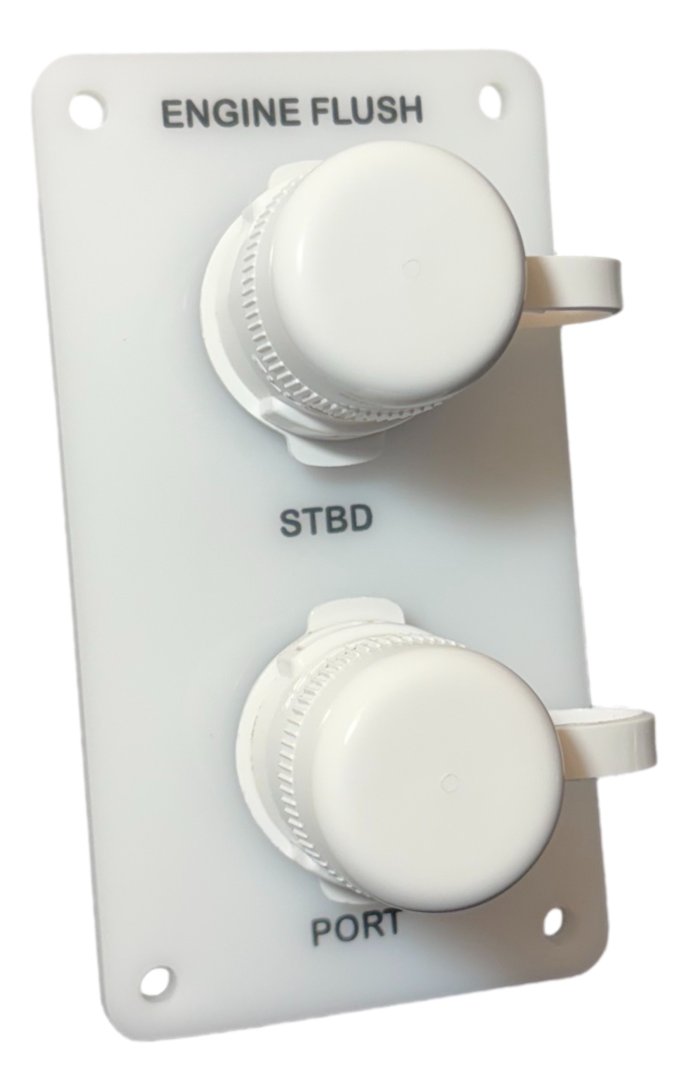 Flush Port Reroute - White Acrylic