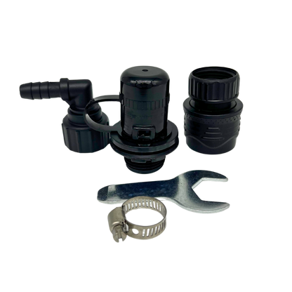 Flush Port Quick Connect kit for Mercury, including all necessary components for effective marine engine flushing.