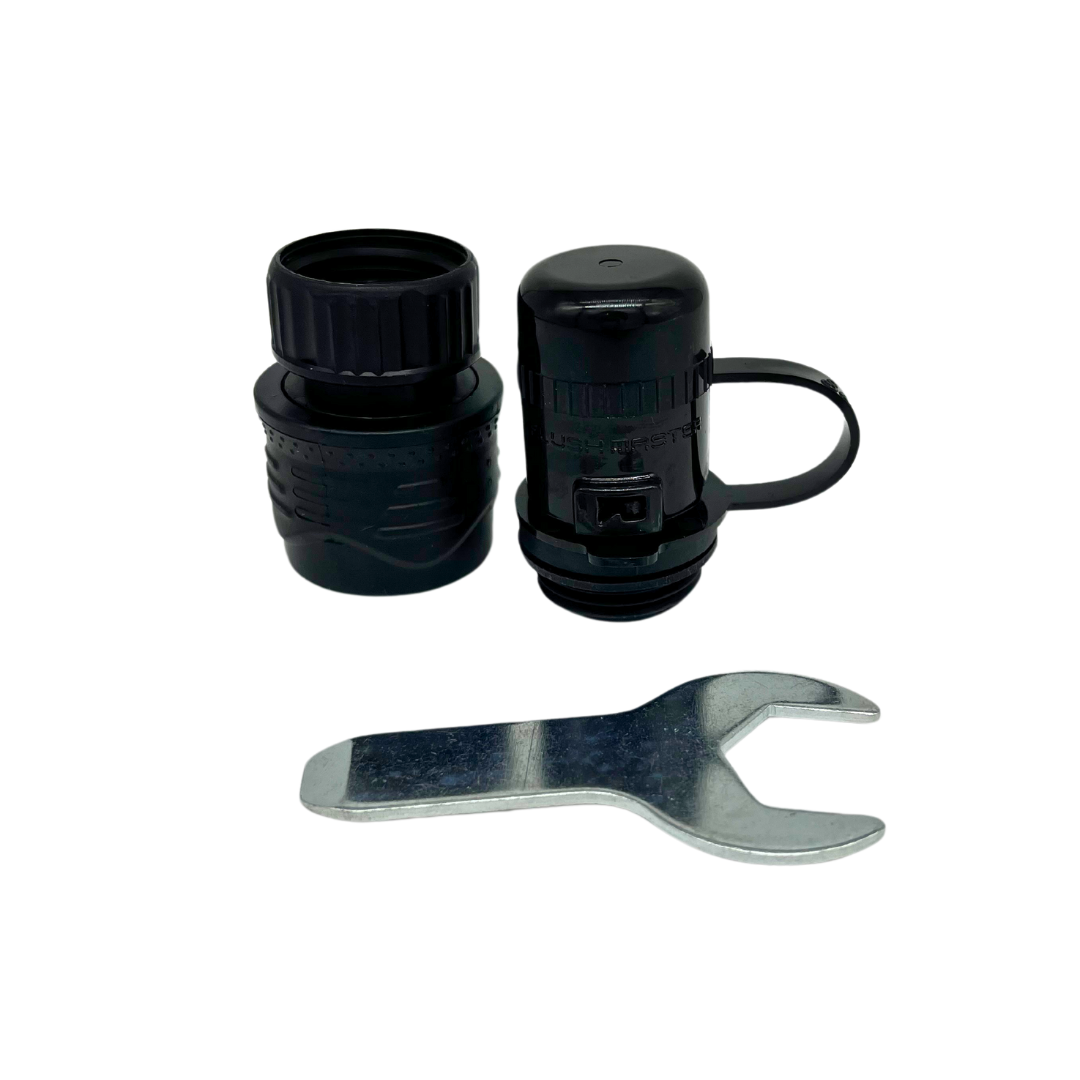 Flush Port Quick Connect kit for Suzuki, including all necessary components for effective engine flushing.