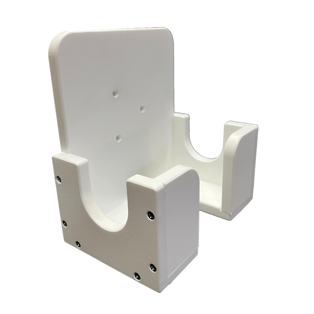 Flushmaster Cradle for secure dock mounting and storage, designed to hold and protect the Flushmaster system for easy access and use.