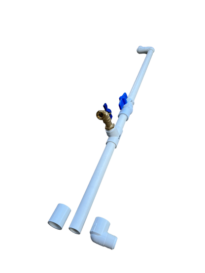 Dock Piling Plumbing Kit for connecting the Flushmaster system to a water source, designed for efficient and secure marine engine flushing.