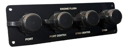 Flush Port Reroute - Black Acrylic
