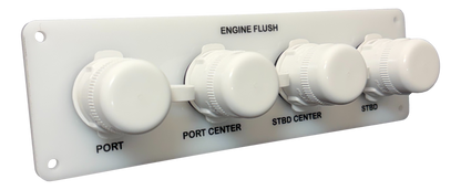 Flush Port Reroute - White Acrylic