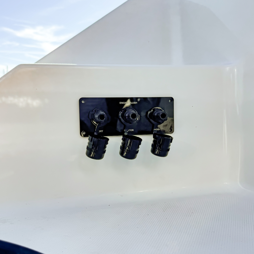 Flush Port Reroute - Black Acrylic