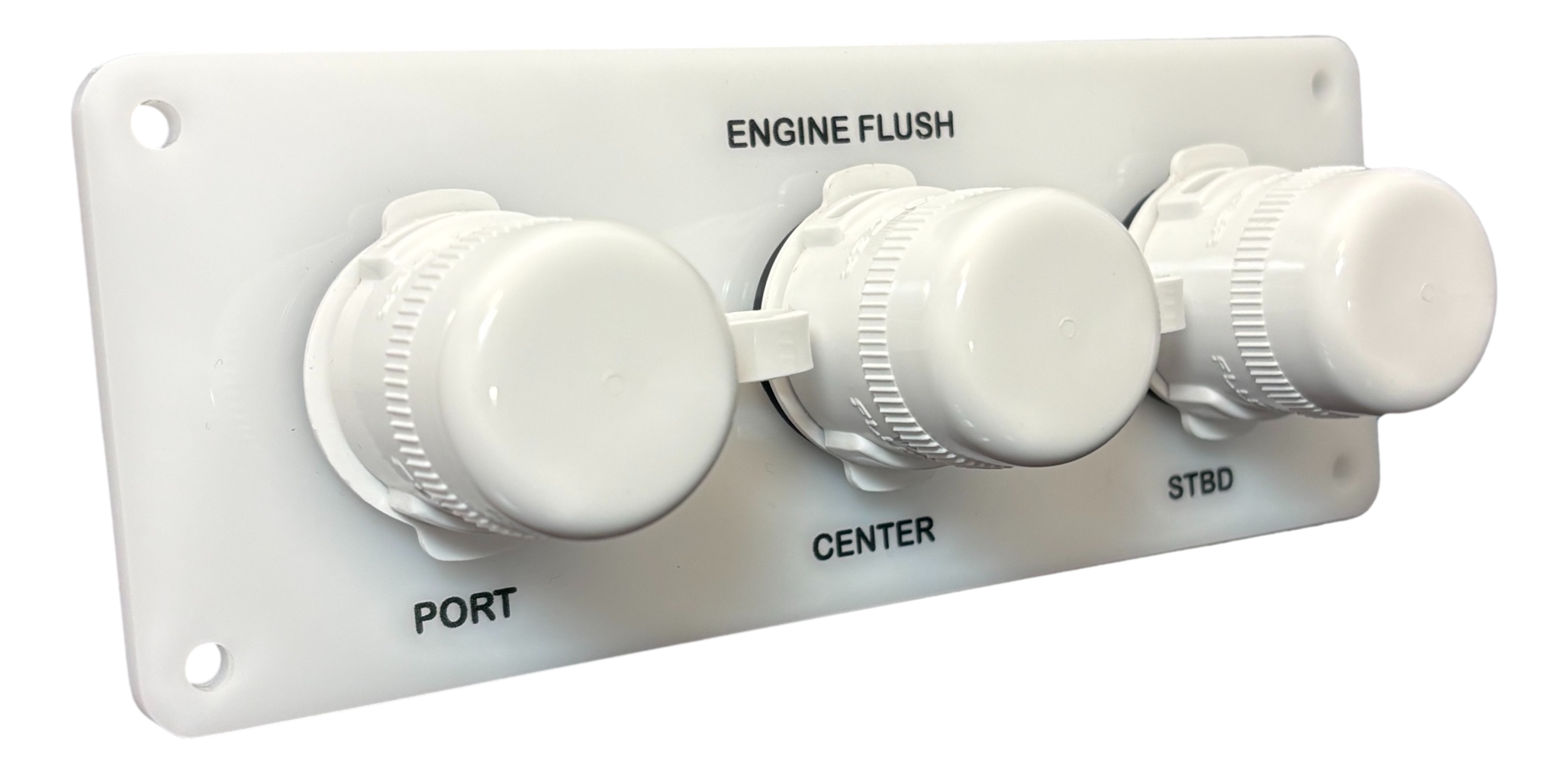 Flush Port Reroute - White Acrylic