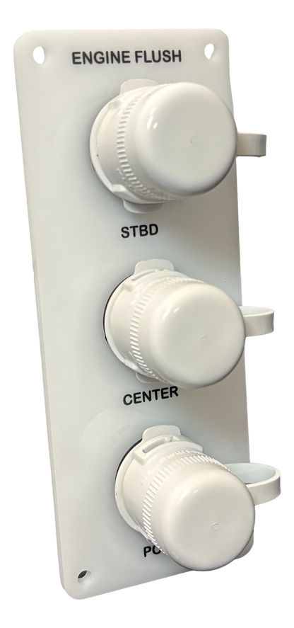 Flush Port Reroute - White Acrylic