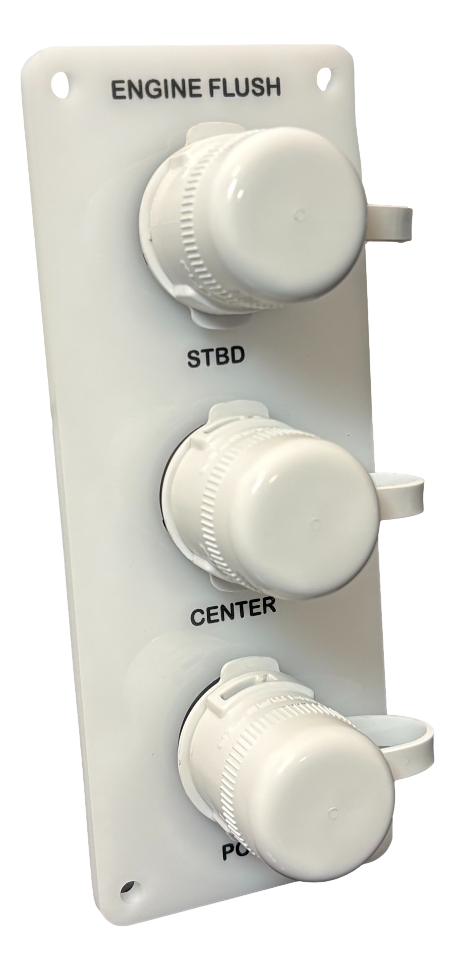 Flush Port Reroute - White Acrylic