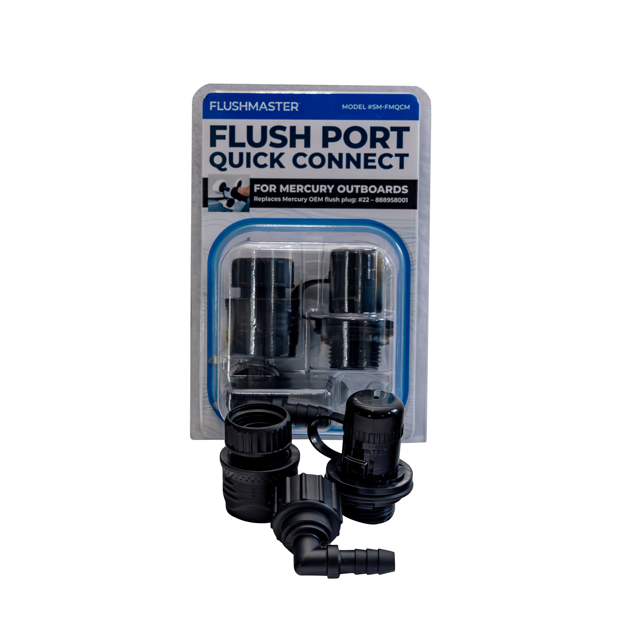 Flush Port Quick Connect for Mercury - Flushmaster
