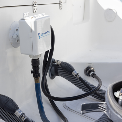 flushmaster automated outboard flushing system twin yamaha seahunt reroute flush ports