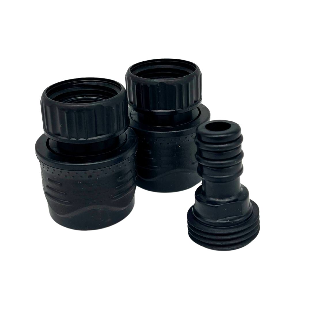 Flush Port Quick Connect kit for Yamaha: two female adapters and one double O-ring male fitting