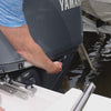 connecting flush hose using quick connect on yamaha outboard