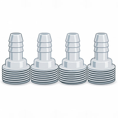 Replacement: 1/2" Nylon Barb Fitting (4 Pack)