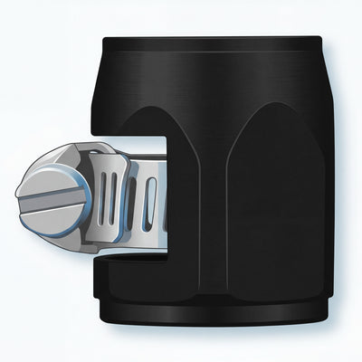 Replacement: 1/2" Black Hose Clamps (4 Pack)