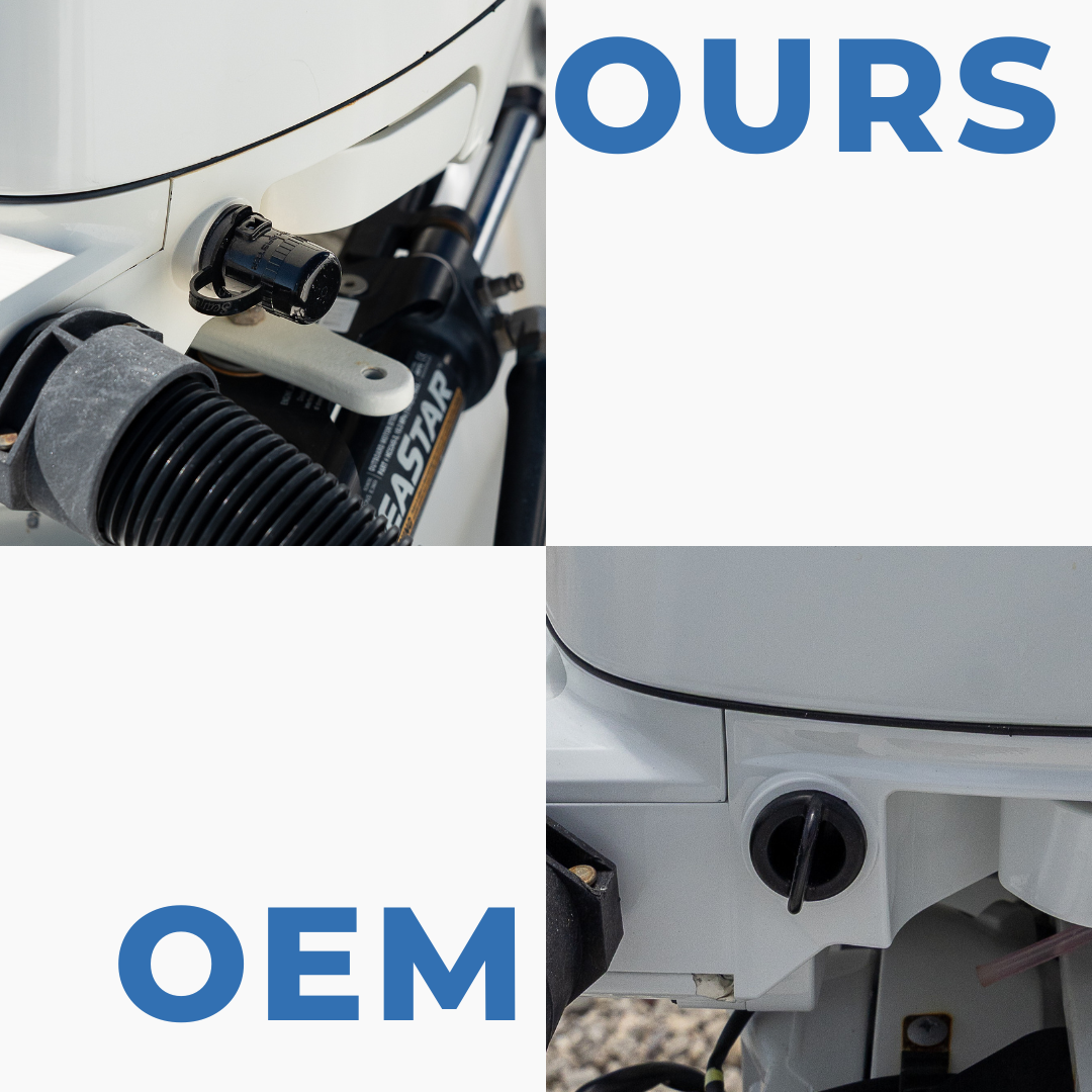 OEM versus Flush Port Quick Connect for Suzuki