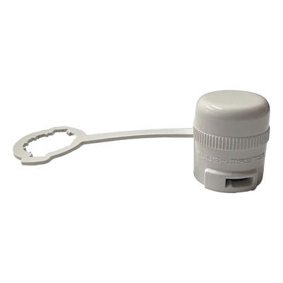Replacement white cap for Suzuki engine quick connect water port